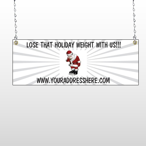 Health Santa 402 Window Sign