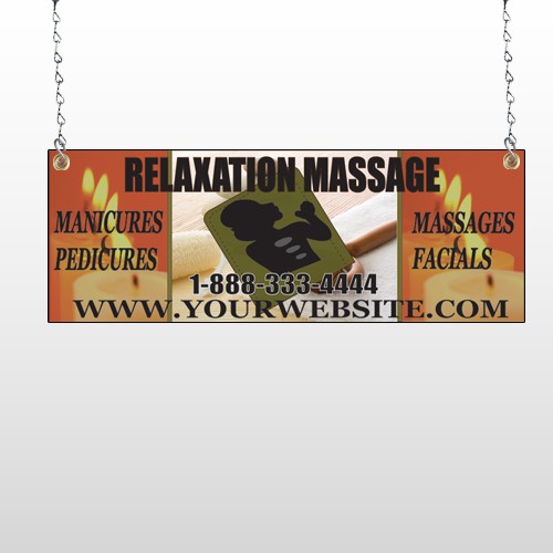 Relaxation Spa 640 Window Sign