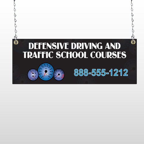 Traffic School 152 Window Sign