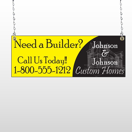 Yellow House Plan 216 Window Sign