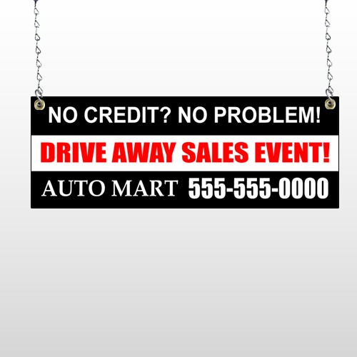 Auto Mart 114 Window Sign