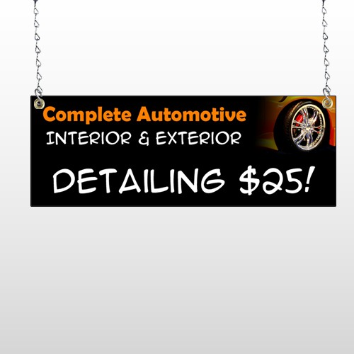 Detailing Services 115 Window Sign