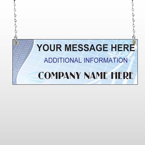 Finance Graph 175 Window Sign