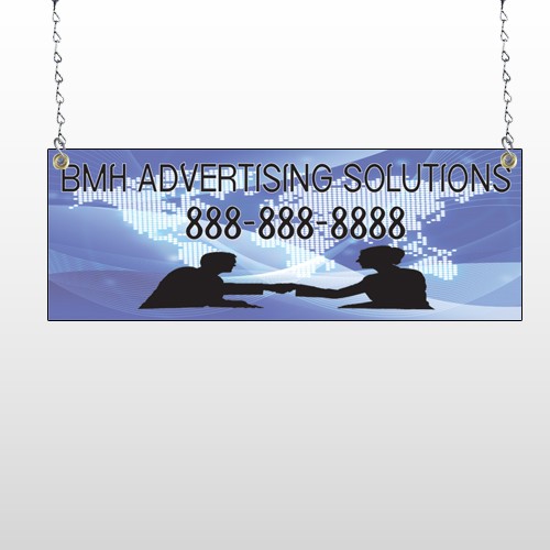 Map Silhouette 433 Window Sign