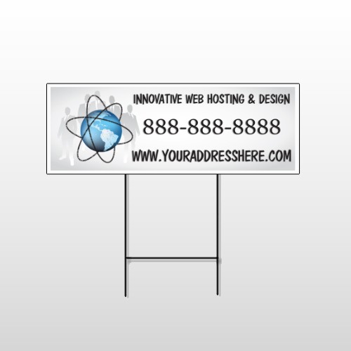 Business Global 438 Wire Frame Sign