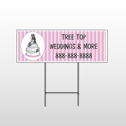 Cake Topper 412 Wire Frame Sign