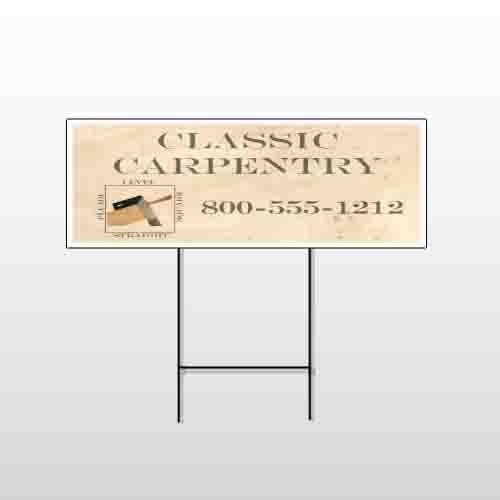 Carpentry 236 Wire Frame Sign