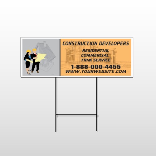 Contractors 645 Wire Frame Sign