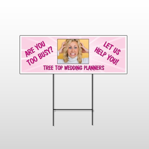 Crazy Wedding 411 Wire Frame Sign