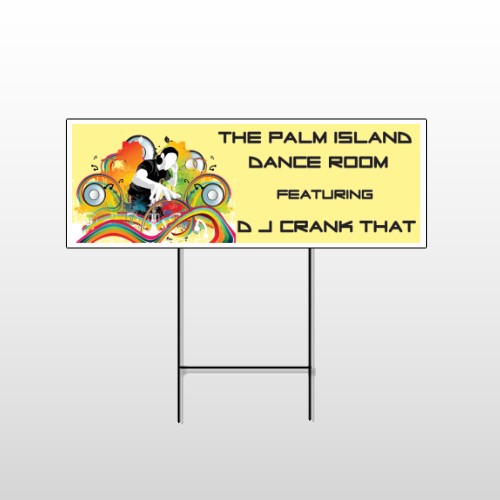 DJ Crank Night 369 Wire Frame Sign