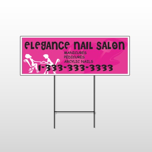 Elegant Nails 643 Wire Frame Sign