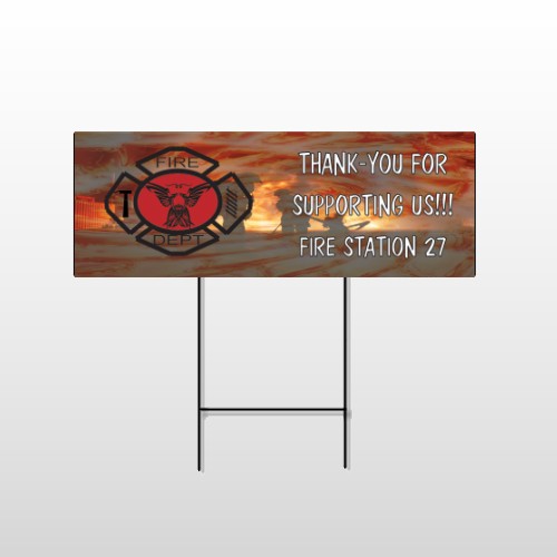 Fire 432 Wire Frame Sign