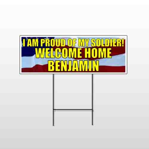 Flag 52 Wire Frame Sign