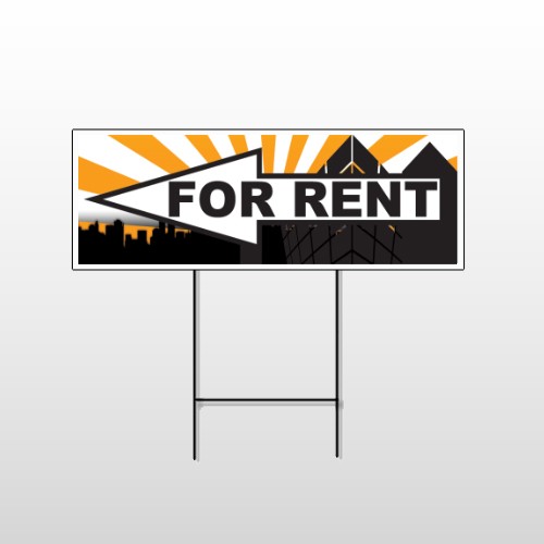 For Rent 720 Wire Frame Sign