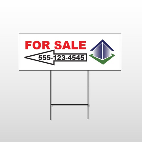 For Sale Corner 704 Wire Frame Sign