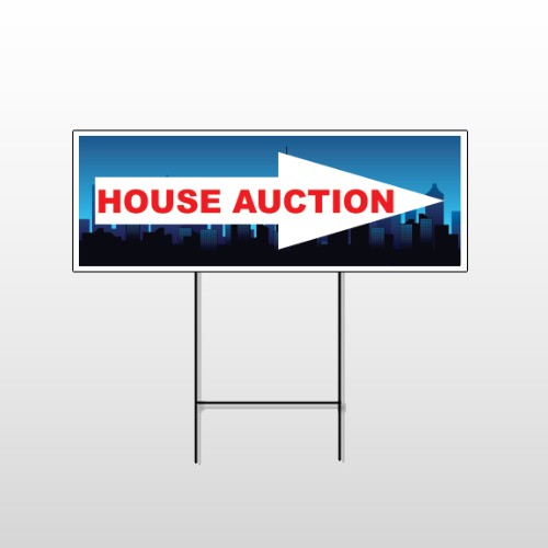 Open House Night City 709 Wire Frame Sign