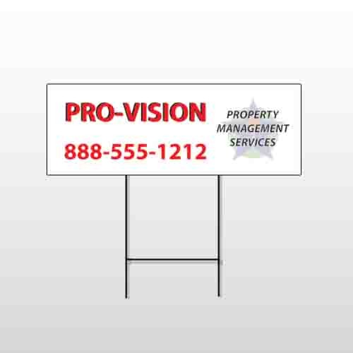 Property Management 247 Wire Frame Sign
