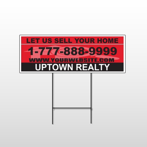 Red House Magnified 859 Wire Frame Sign
