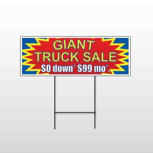 Starburst 328 Wire Frame Sign