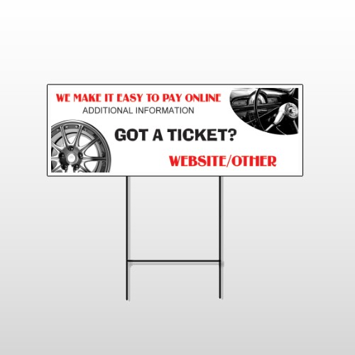 Steering Wheel 154 Wire Frame Sign