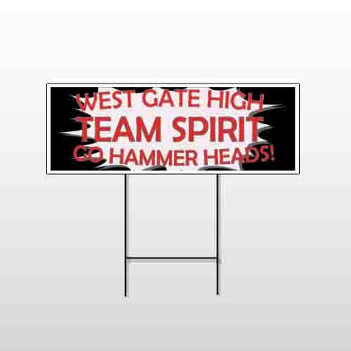 Team 55 Wire Frame Sign