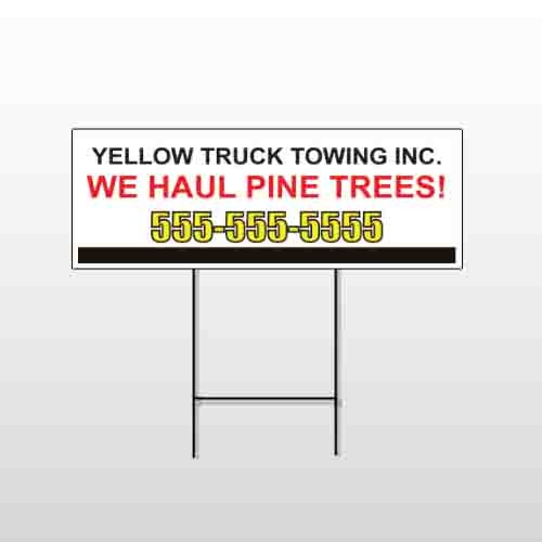 Towing 300 Wire Frame Sign