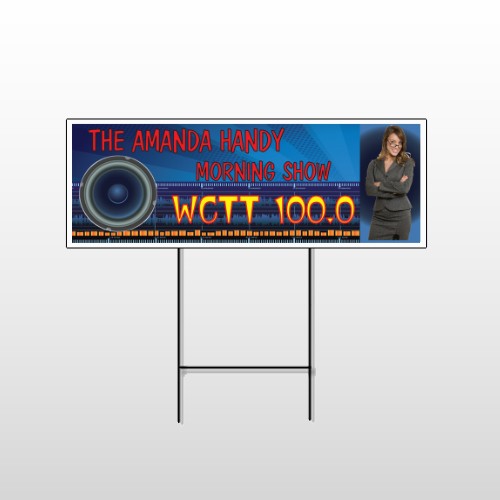 Amp Morning Show 439 Wire Frame Sign
