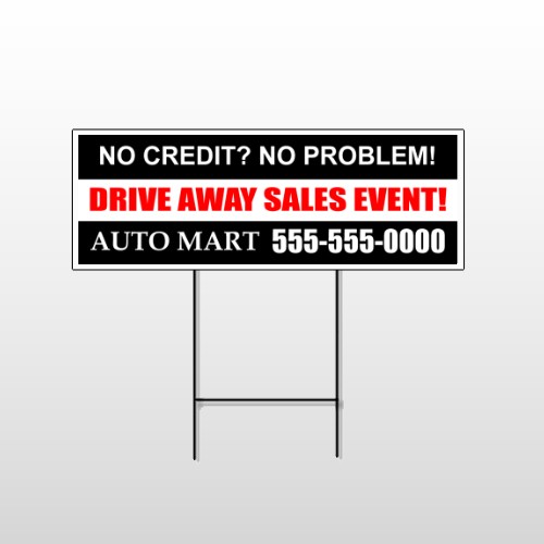 Auto Mart 114 Wire Frame Sign