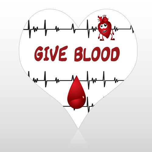 Blood 23 Floor Decal Heart