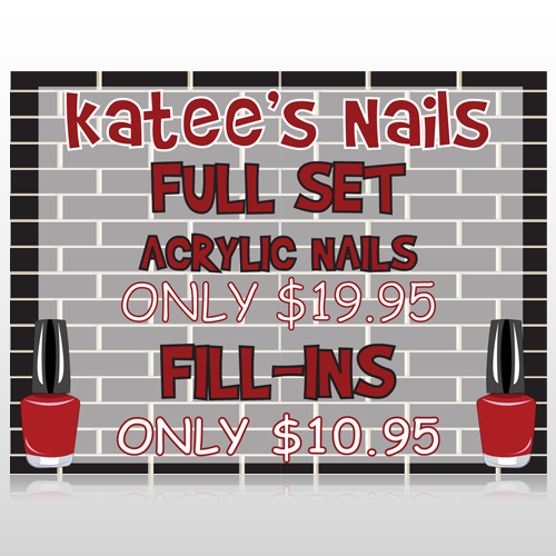 Acrylic Nails 292 Custom Decal