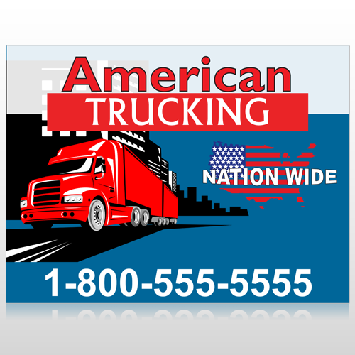 American Truck 295 Custom Sign
