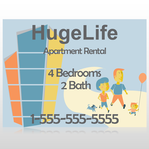 Apartment Building 29 Site Sign