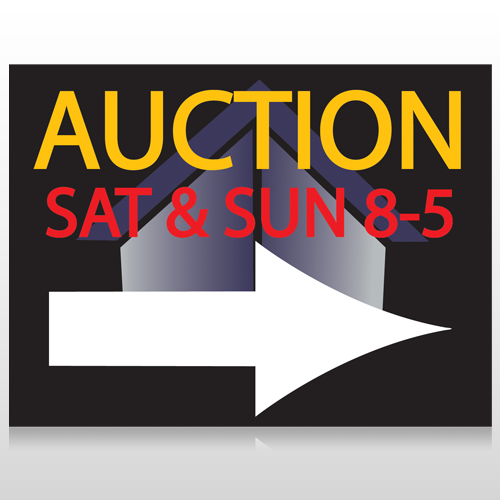 Auction Corner 701 Site Sign