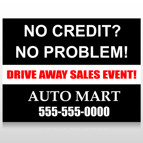 Auto Mart 114 Site Sign