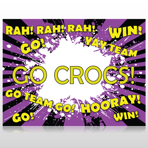 Crocs 54 Custom Sign