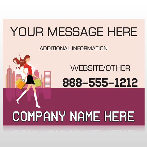 Fashion Shopping 179 Site Sign