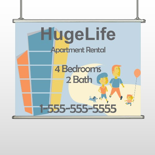 Apartment Building 29 Hanging Banner