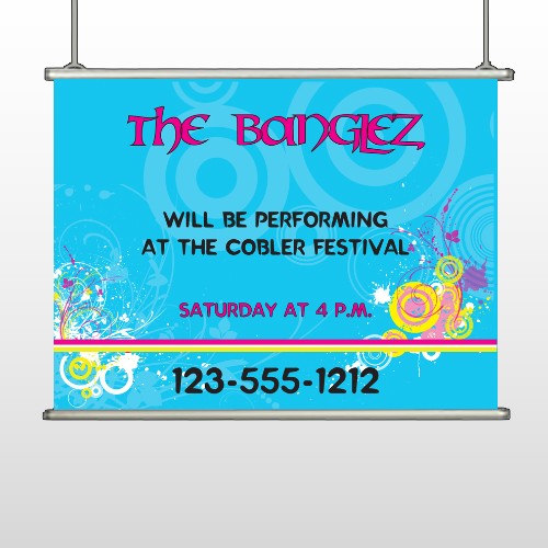 Banglez 367 Hanging Banner