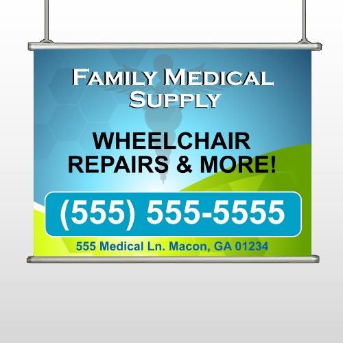 Family Medical 138 Hanging Banner