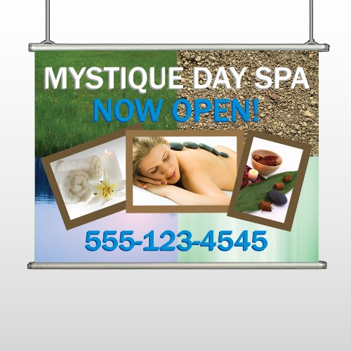 Mystique Spa 492 Hanging Banner
