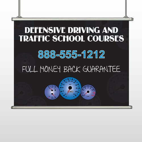 Traffic School 152 Hanging Banner
