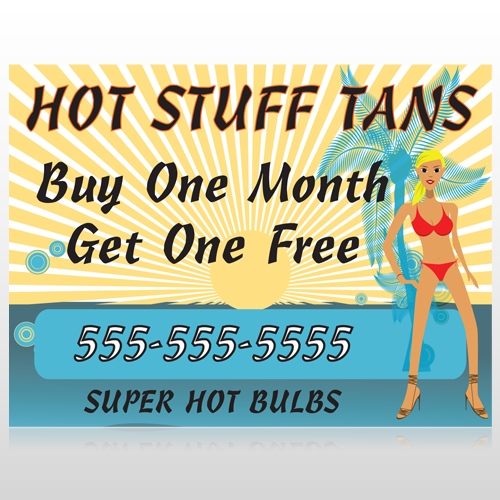 Hot Beach Tan 299 Site Sign