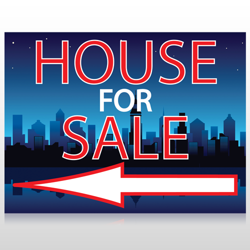 House Rent Night City 712 Site Sign