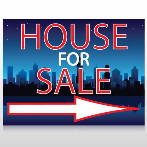 House Sale Night City 713 Site Sign