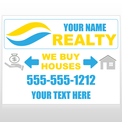 Money Bag And Home 659 Site Sign