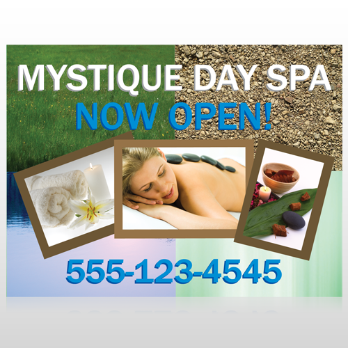 Mystique Spa 492 Custom Sign