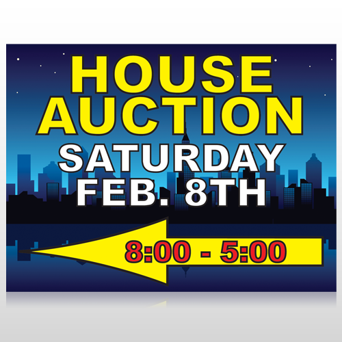 Open House Night City 708 Site Sign