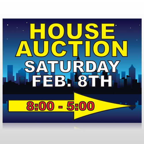 Open House Night City 709 Site Sign