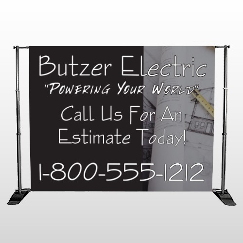 Black and Book 217 Pocket Banner Stand
