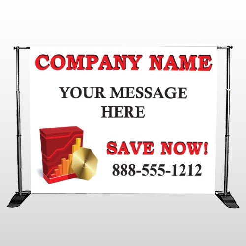 CD  And Graph 147 Pocket Banner Stand